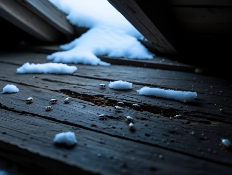 czy zamarzaja szkodniki drewna w zime