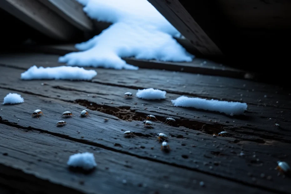 czy zamarzaja szkodniki drewna w zime