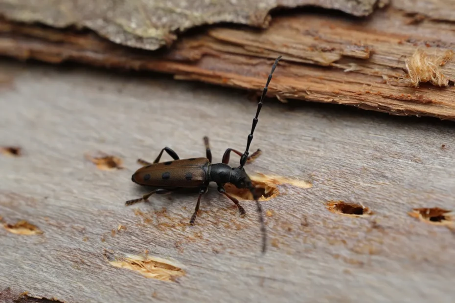 spuszczel pospolity najwiekszy owad drewna